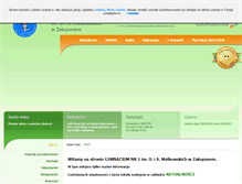 Tablet Screenshot of g1zakopane.szkolnastrona.pl