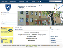 Tablet Screenshot of jedynkazyrardow.szkolnastrona.pl