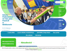 Tablet Screenshot of ggwieliszew.szkolnastrona.pl