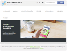 Tablet Screenshot of konkurs.szkolnastrona.pl