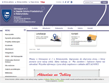 Tablet Screenshot of gimnr2rozanystok.szkolnastrona.pl