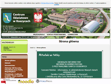 Tablet Screenshot of koszyce.szkolnastrona.pl